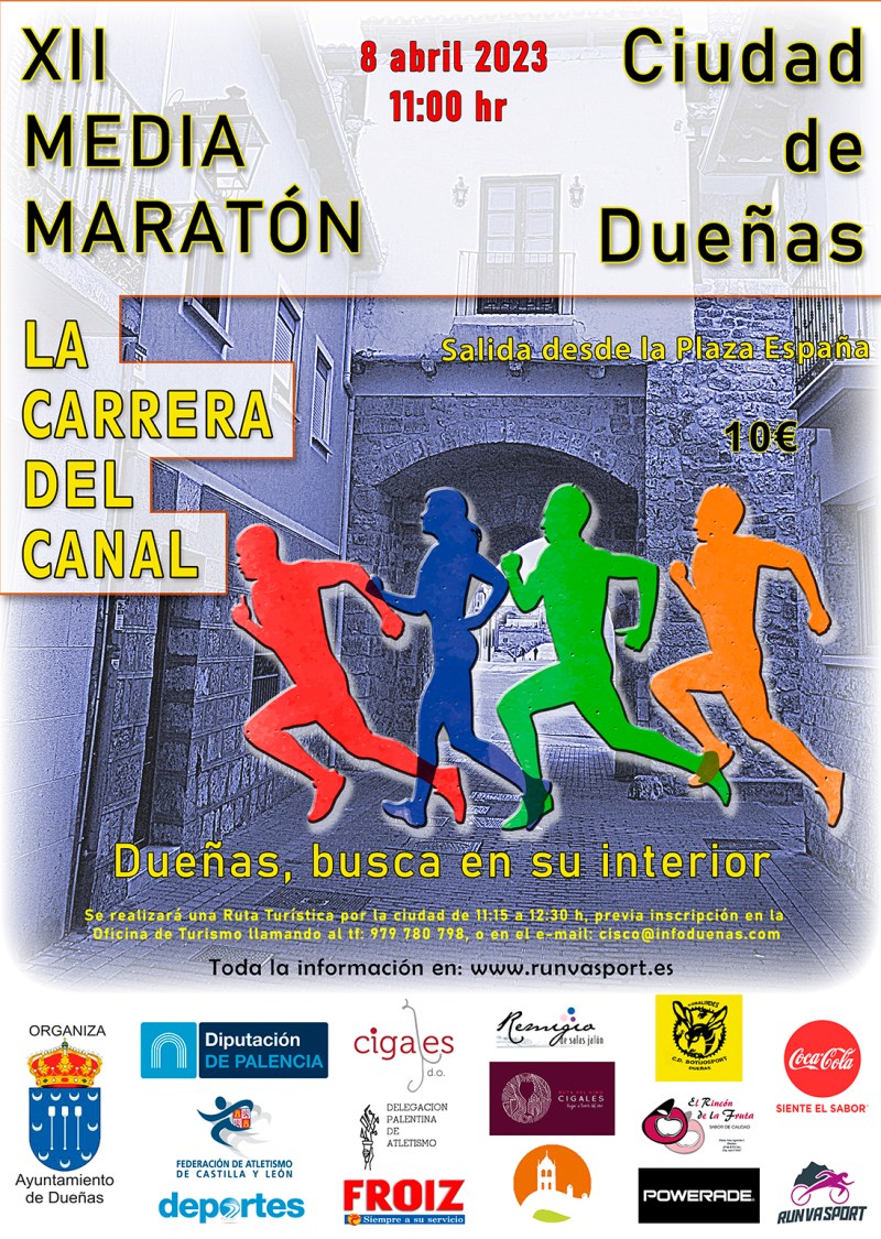 XII MEDIA MARATON CIUDAD DE DUEÑAS - Inscríbete XII MEDIA MARATON CIUDAD DE DUEÑAS - Inscríbete