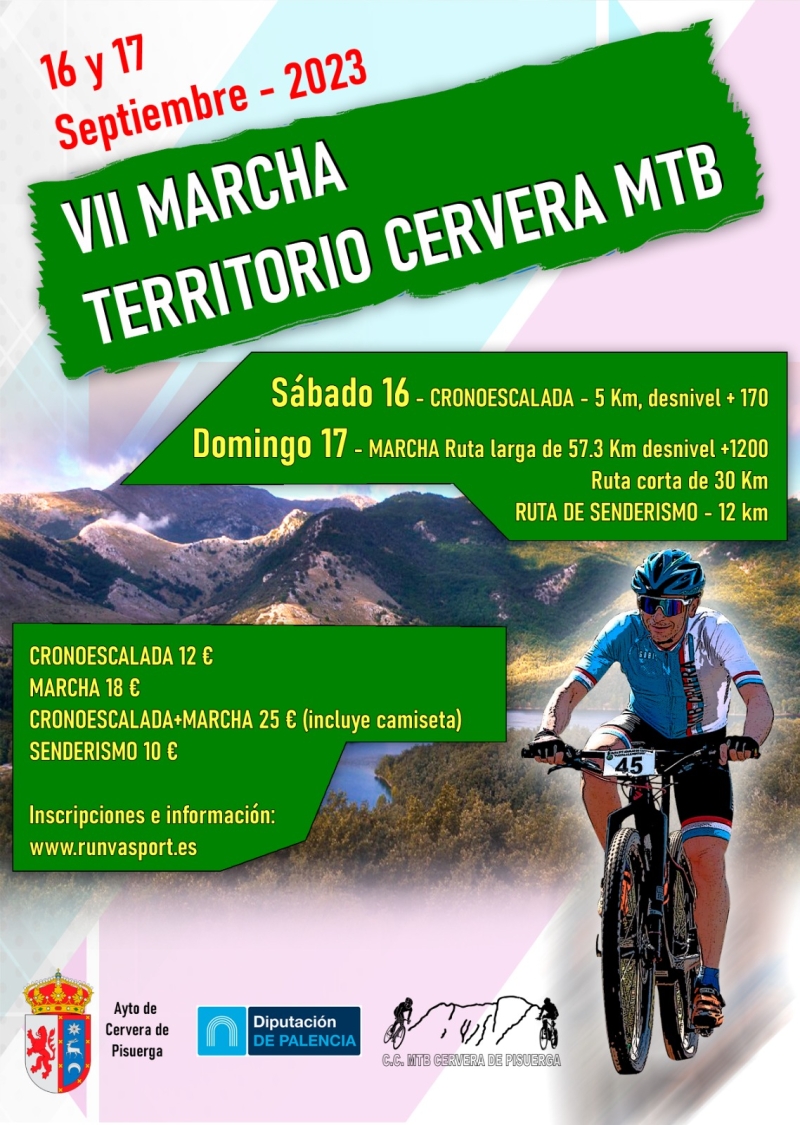 VII MARCHA TERRITORIO CERVERA MTB - Inscríbete