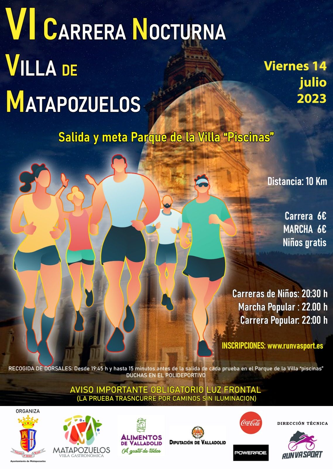 VI CARRERA NOCTURNA VILLA DE MATAPOZUELOS - Inscríbete VI CARRERA NOCTURNA VILLA DE MATAPOZUELOS - Inscríbete