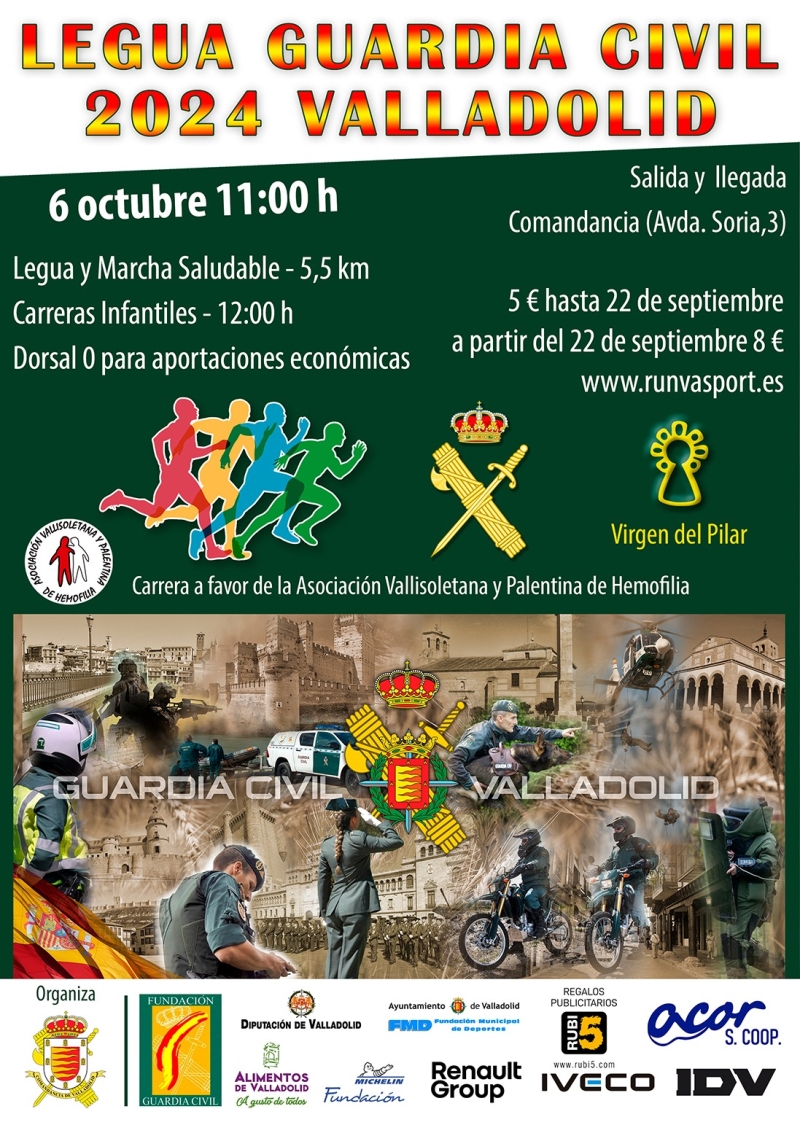 LEGUA GUARDIA CIVIL A BENEFICIO DE ASVAPAHE - Inscríbete LEGUA GUARDIA CIVIL A BENEFICIO DE ASVAPAHE - Inscríbete