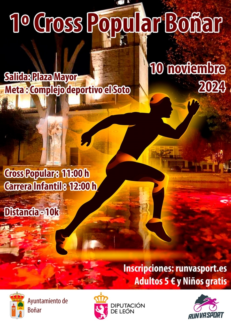 1º CROSS POPULAR BOÑAR - Inscríbete 1º CROSS POPULAR BOÑAR - Inscríbete