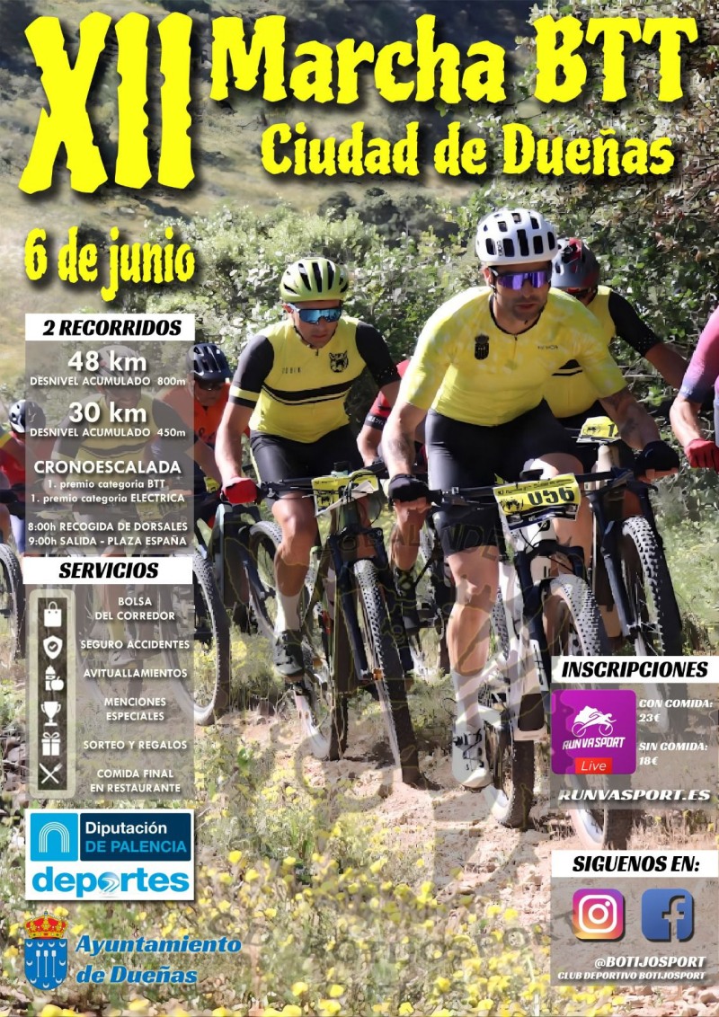 Cartel del evento XII MARCHA BTT SOBALINDES