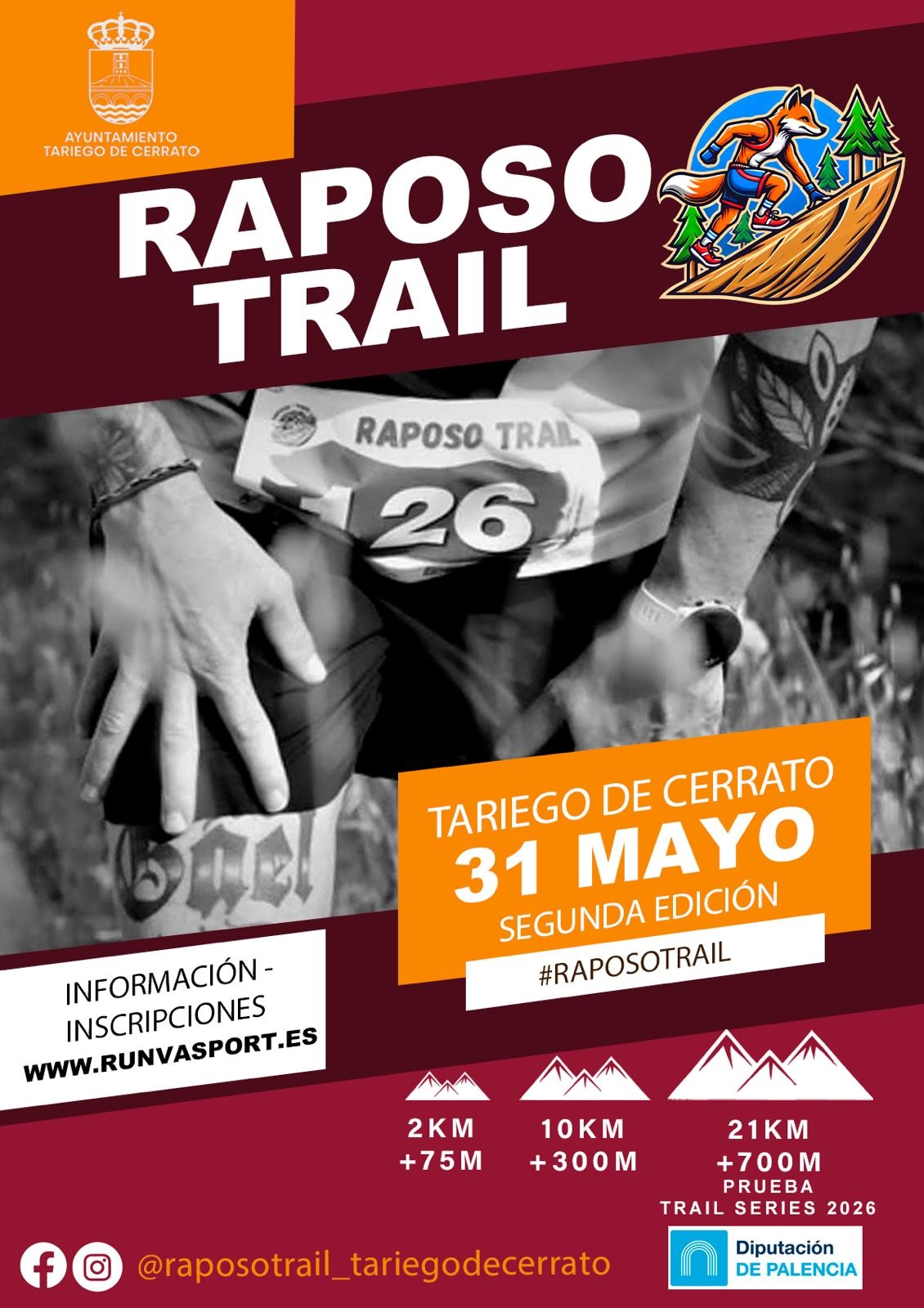 Cartel del evento II RAPOSO TRAIL