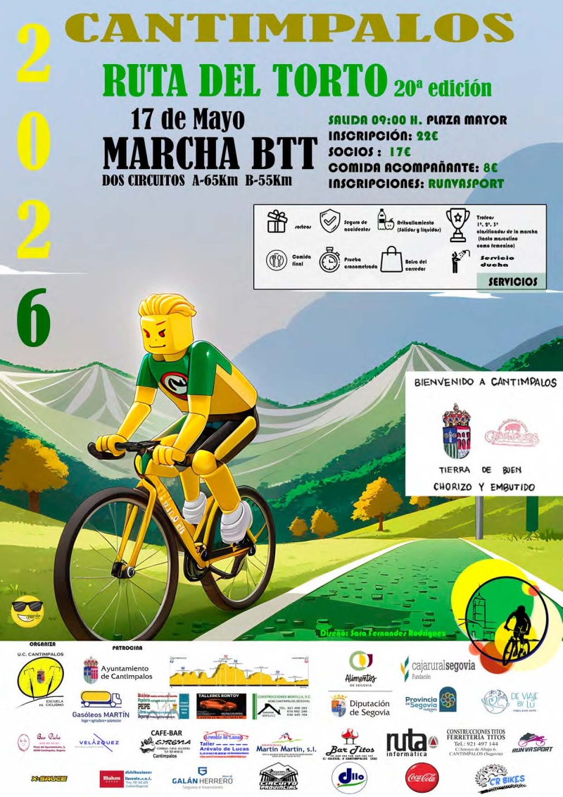 Cartel del evento XX RUTA DEL TORTO 2026
