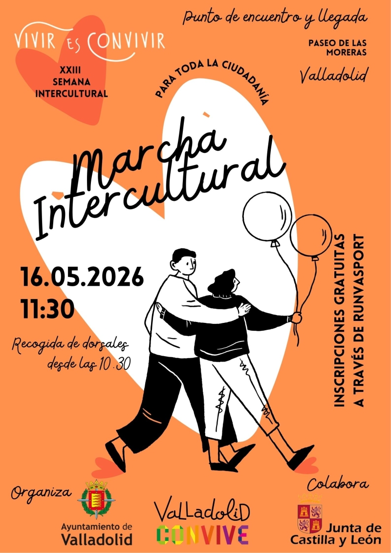 Cartel del evento MARCHA INTERCULTURAL