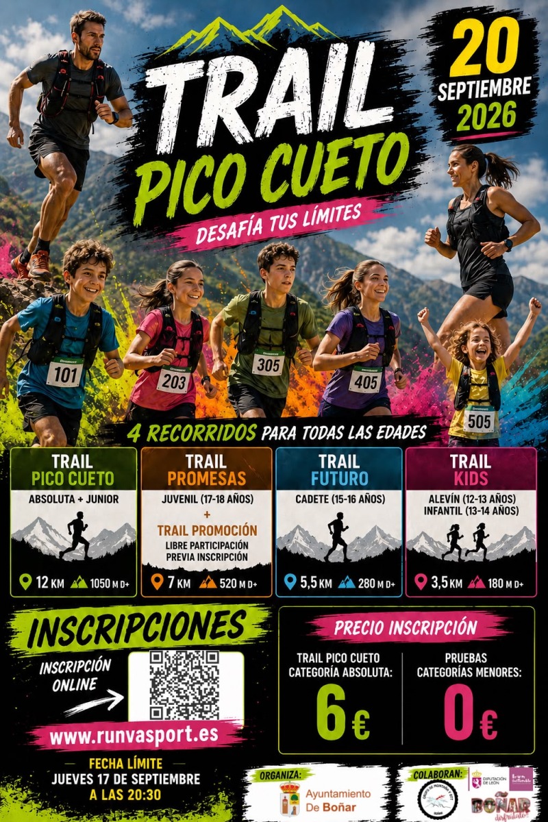 Cartel del evento TRAIL PICO CUETO