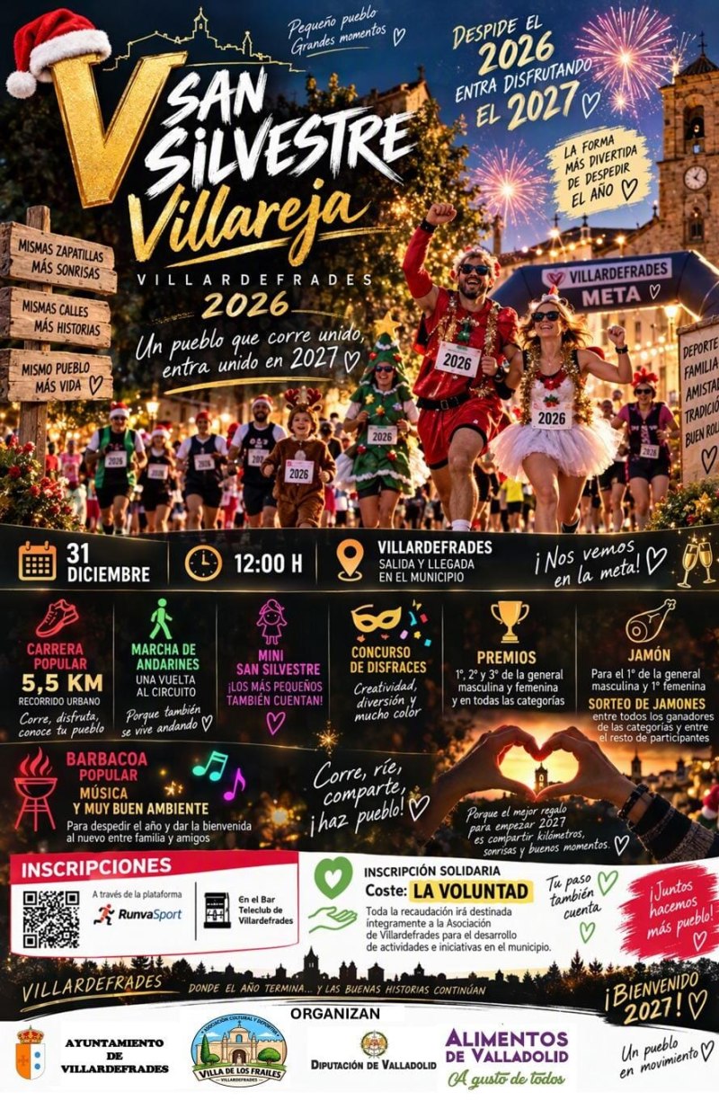 Cartel del evento V SAN SILVESTRE VILLAREJA